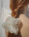 CMNTY GRDN organza jumbo scrunchie