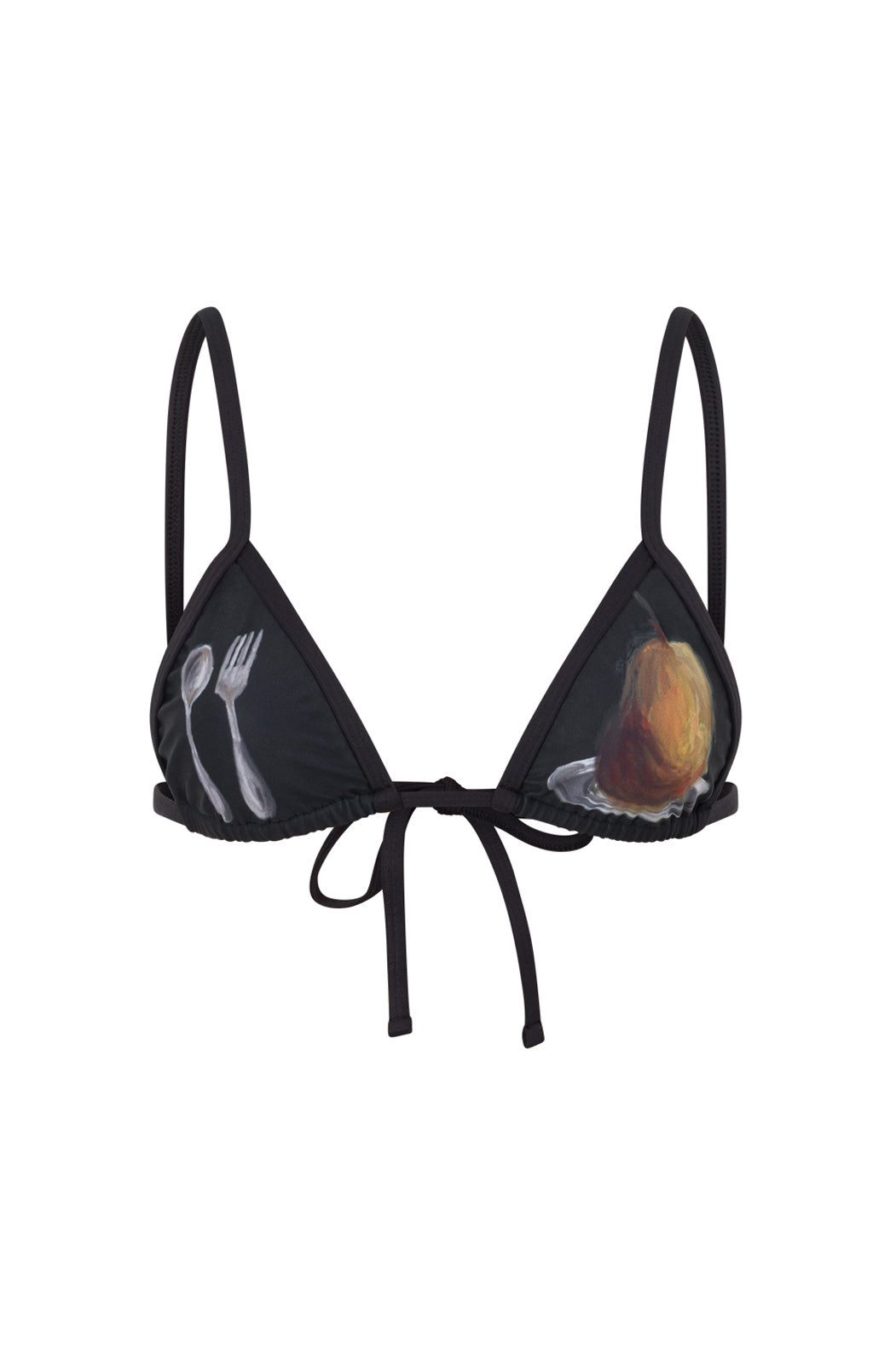 cmnty grdn supper club bralette bikini top black