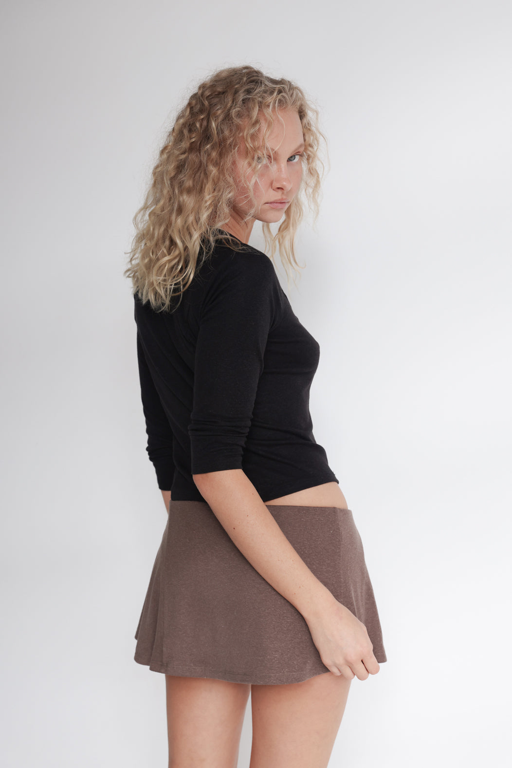 *Coming Soon*  Airlie 3/4 Sleeve Top Black