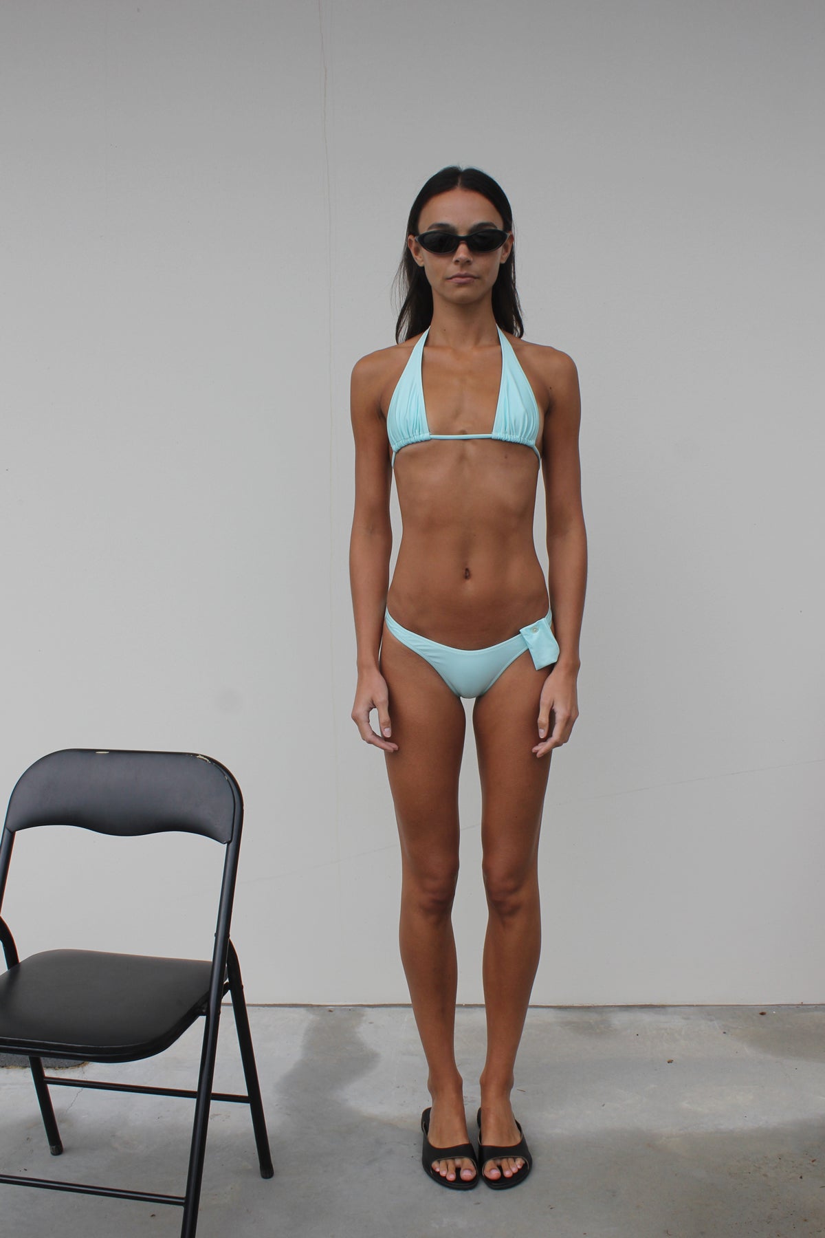 Meg Top Aqua