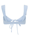 cmnty grdn bloom bikini top in powder blue