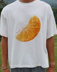 CMNTY GRDN Mandarin Signature Tee in Large